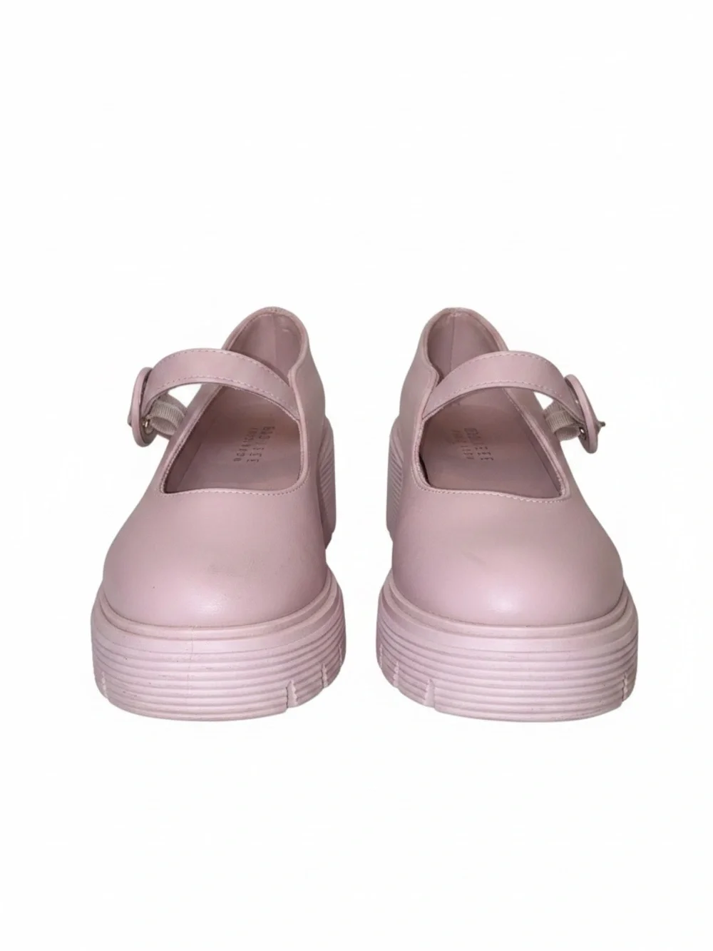 JOURNEE COLLECTION “Zarynn” Treaded Outsole Platform Mary Jane Baby Pink Size 8 - Picture 4 of 5
